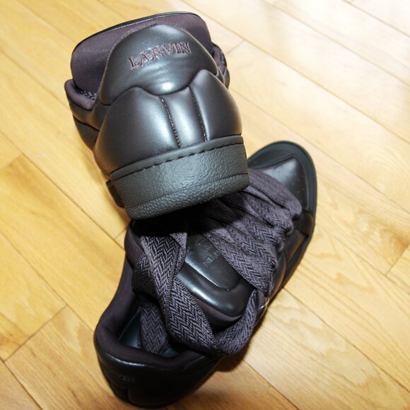 BNWT AW23 LANVIN CURB XL LOW TOP SNEAKERS CACAO 40 & 41 & 42 - Picture 4 of 12